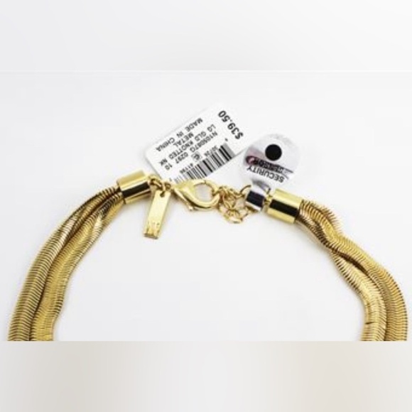 INC Gold Tone Knot Necklace - Picture 3 of 4